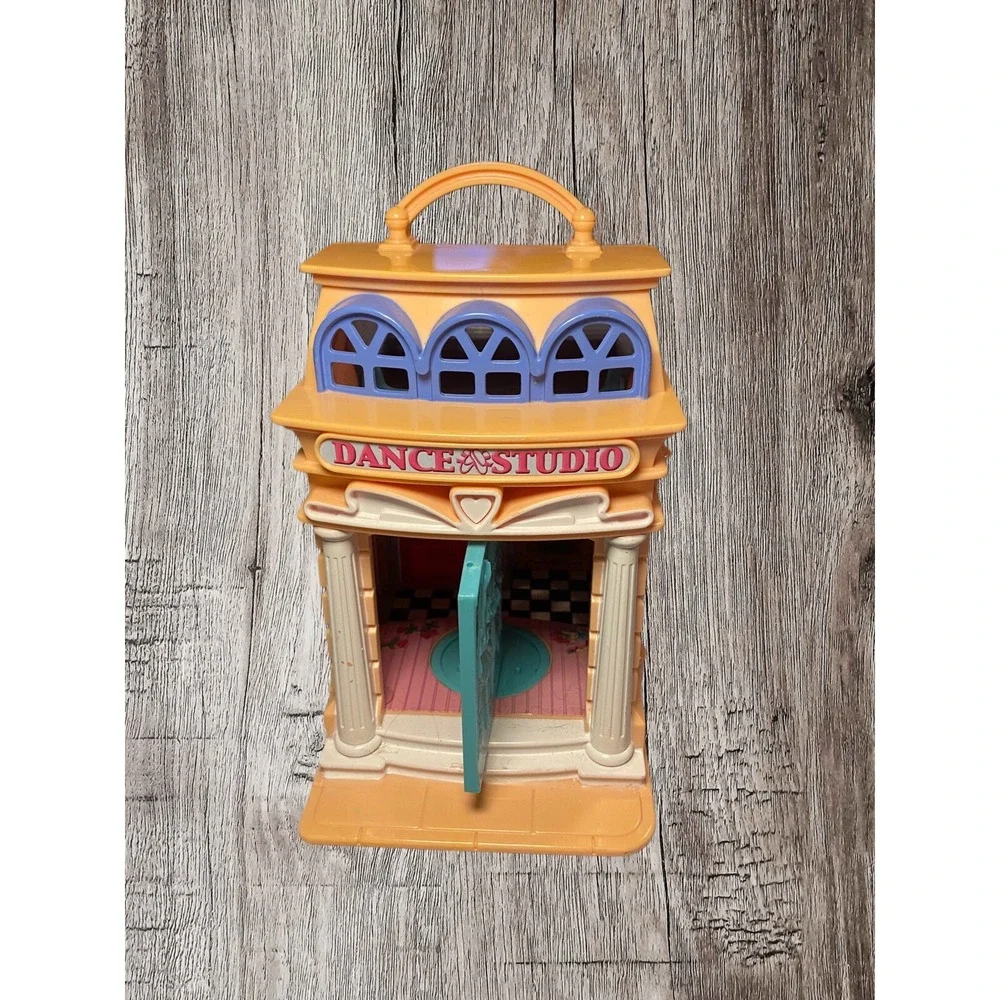 2001 Fisher Price Sweet Streets Candy Shop/ Dance Studio Houses - Picture 3 of 4